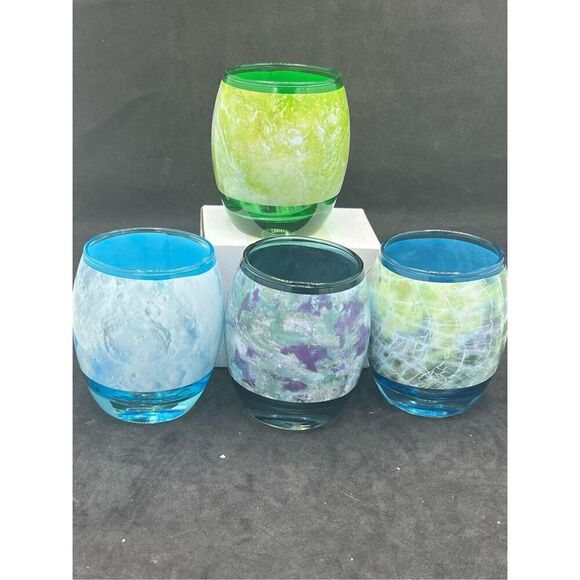 Disney Star Wars Planetary Glassware ThinkGeek 2015 Set 4 Bar  10 Oz Cups Glass - Picture 1 of 11